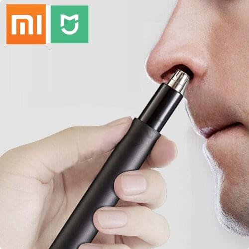 100% original Xiaomi Mini Nose Hair Trimmer HN1 Sharp Blade Portable Minimalist Design Safe trim Nose hair For Family Daily Use