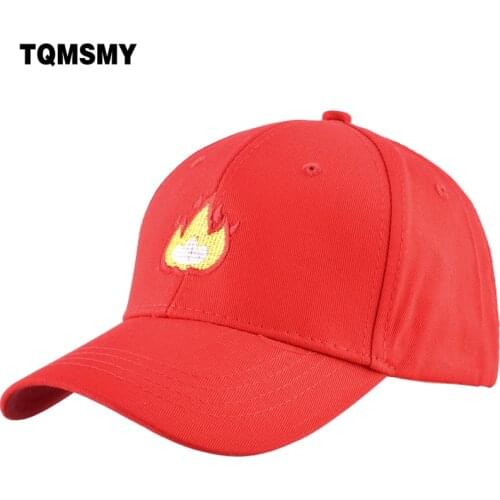 TQMSMY 100% cotton Men Baseball Cap Women embroidery fire Snapback Caps Hunting Dad Hat Outdoor Visor Baseball Caps Hats TMBS76