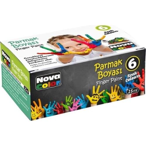 Original Nova Color Finger Paint 25Cc 6'Lı Nc-138