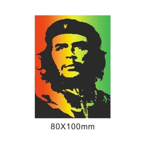 Printed vinyl sticker for car, wall, door, fridge, folder, etc Che guevaera