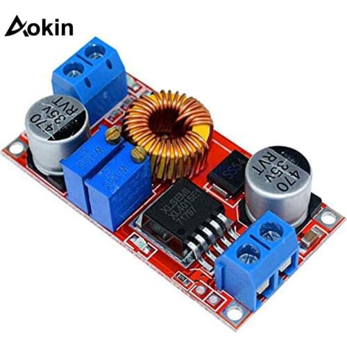 5pcs XL4015 E1 5A DC to DC CC CV Lithium Battery Step Down Charging Board Led Power Converter Charger Step Down Module