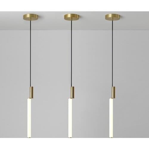 Modern Led Pendant Lights Minimalist Acrylic Hanglamp For Dining Room Bedroom Nordic Bar Luminaire Suspension Kitchen Fixtures