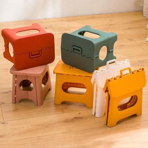 Portable Folding Step Stool Durable for Adults Children Home Travel Non Slip Safe Comfortable Heavy Duty Multifunction Chair