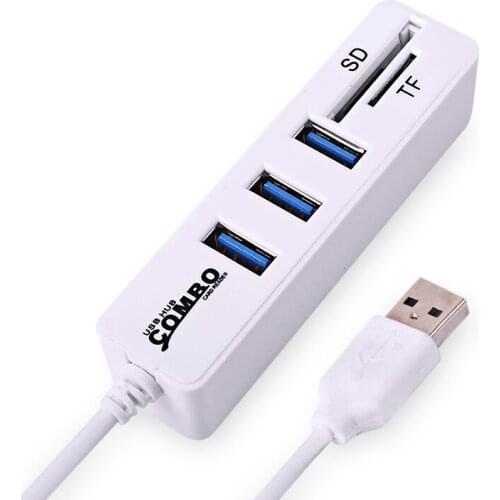 USB Hubs usb 2.0 hub card reader 2 in 1 Type-C OTG USB 2.0 Hub Splitter Combo 3 Ports & SD/TF Card Reader Nov5