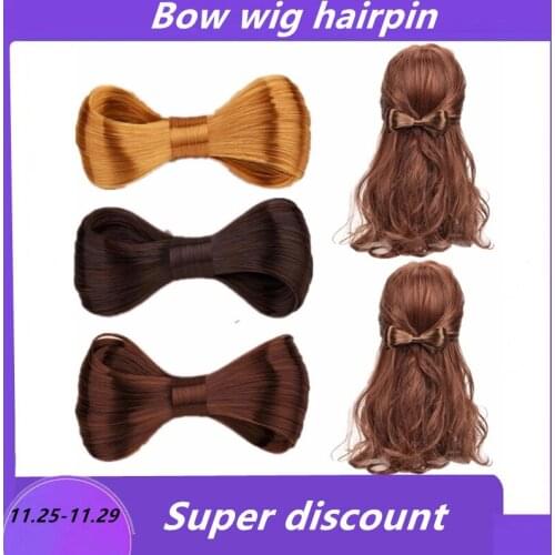 5 Colors Sweet Elegant Harajuku Exquisite Bowtie Hairpins Clips Beauty Head Accessories Dress Up Princess Grils