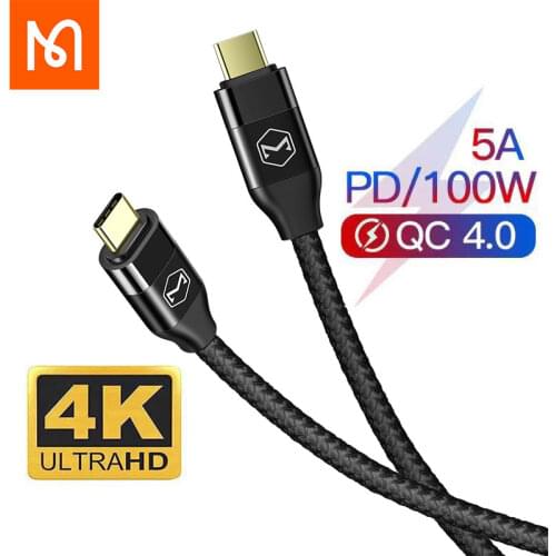 Mcdodo usb 3.1 Type C Cable for MacBook Pro 100 W Fast Charging 4.0 of 3.0 Samsung S10 Huawei ipad pro 2020 with Charger