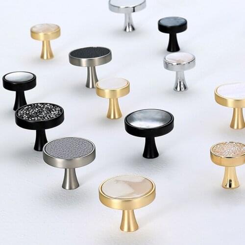 1Pcs Door Knobs and Handles for Kitchen Cabinet Zinc Alloy Furniture Handles Marble Vein Dresser Drawer Pulls Wall Hanging Hooks