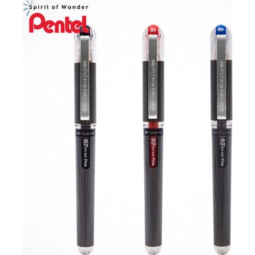 1pcs Japan Pentel K227 Signature Pen 0.7mm Gel Pen HyBrid Pen Comfort Grip Metal Clip