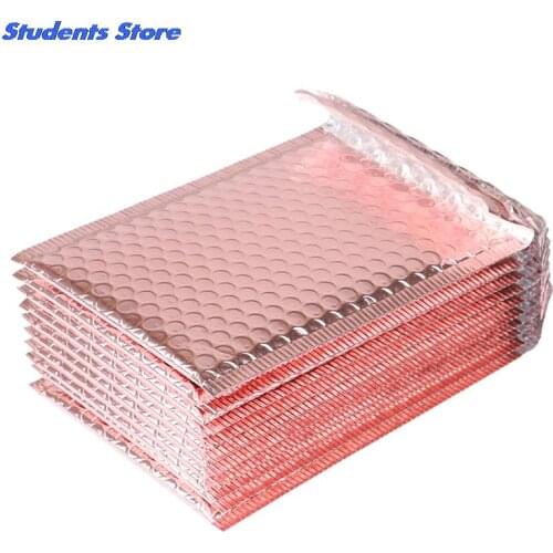 10Pcs 15x20 + 4cm Rose Gold Bubble Envelop Bubble Mailer Voor Gift