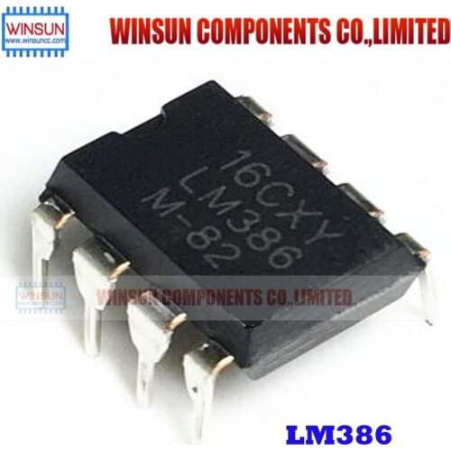 100PCS/LOT LM386 DIP8 LM386N-1 LM386N Brand New