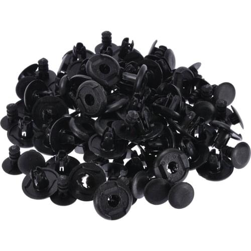 50pcs 7mm Car Bumper Fender Retainer Clip Plastic Auto Fastener Clips Fits For Suzuki Grand Vitara SX4 For Mazda Replaces