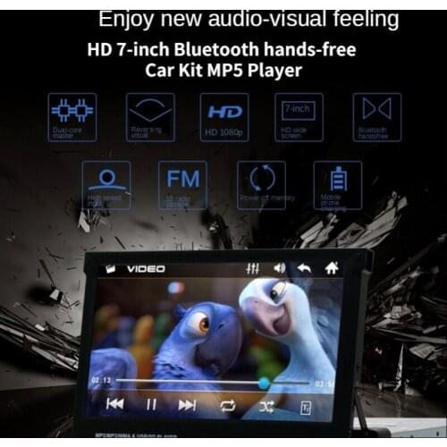 7-inch Retractable Large Screen Bluetooth Car MP5 Player Card Radio 2021 NEW Bluetooth Speaker Support GPS Navigation Reversing
