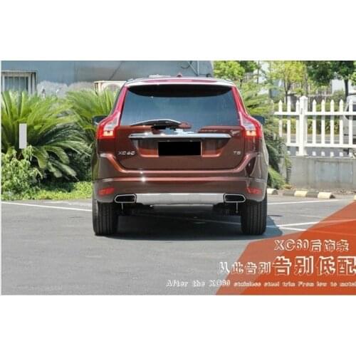 For 2009-2013 Volvo XC60 High quality stainless steel Rear Trunk Lid Cover Trim,car styling