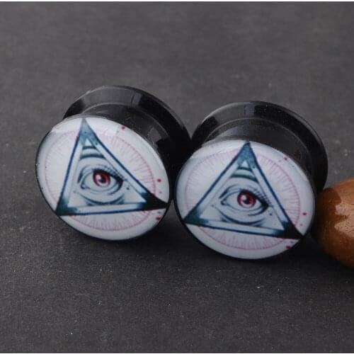 JUNLOWPY Helix Piercing Cartilage Plugs and Tunnels Screw Earring Gauges Stretcher Earlets Expander Fashion Body Jewelry 4-16mm