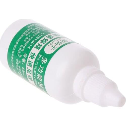 Powerful Rosin Soldering Agent No-clean Flux Stainless Steel White Steel Plate Iron 18650 Battery Welding Water Liquid Flux 1XCC