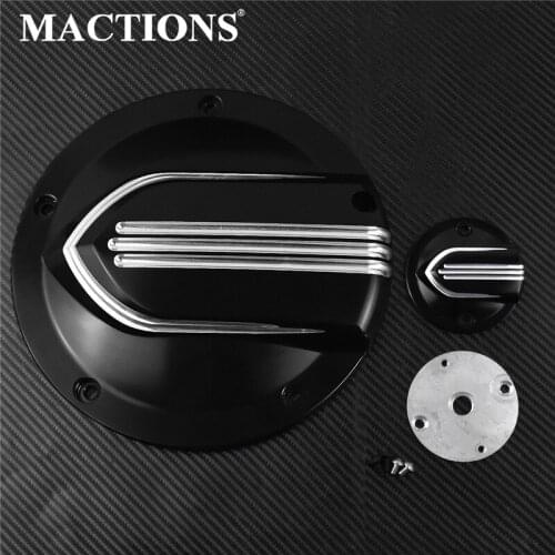 Motorcycle Raised CNC 5 Hole Derby Cover Timer Cover For Harley Touring 2016-later FLH/T 2016-up FLHTCUL and FLHTKL 15-later