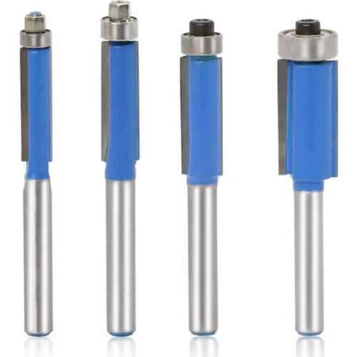 4-piece trimming cutter trimming machine special cutter TCT double edge straight cutter trimming machine woodworking milling cut