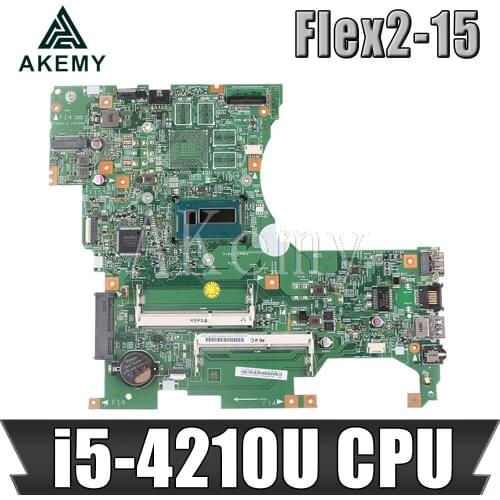 Excellent For Lenovo Flex2-15 Laptop Motherboard DDR3 W8P I5-4210 Heatsink Fan 5B20G36277 448.00Z04.0011