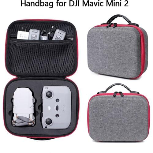 Portable Handbag for DJI Mavic Mini 2 Drone Remote Control Shockproof Carrying Case Travel Storage Bag Suitable Accessories