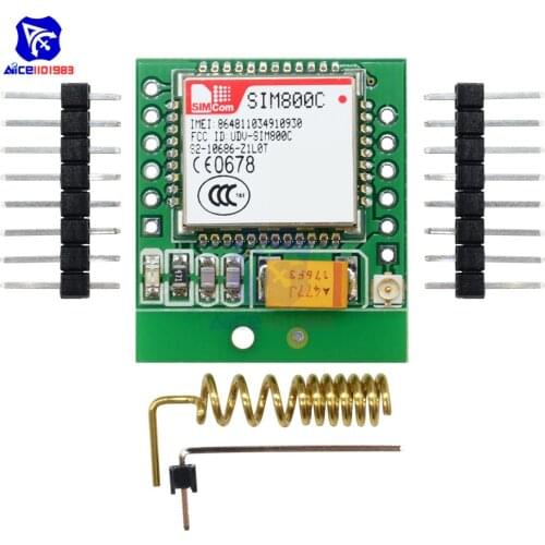 Diymore SIM800C GSM GPRS Expansion Module STM32 Microcontroller 51 Equipped High TTS Replace SIM800L SIM900A