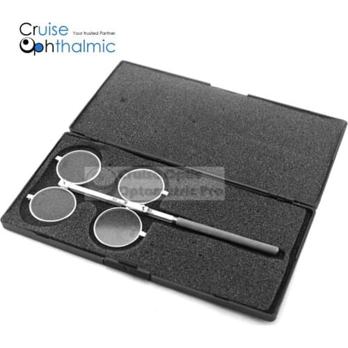 Adjustable Metal Optometry Flipper | 0.25 or 0.50 Diopter Sphere | with Carrying Case | Optical flipper l FLIPNMT