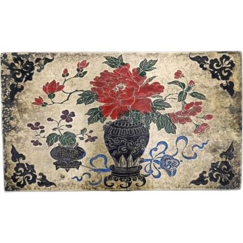 Chinese Old Copper Collection Vase Pattern Jewelry Box