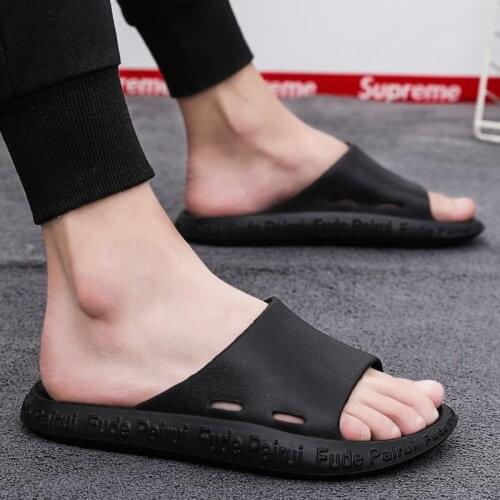 Men slippers 2021 trend summer slides for men casual slippers shoes men beach shoes eva thick sole slippers TX227