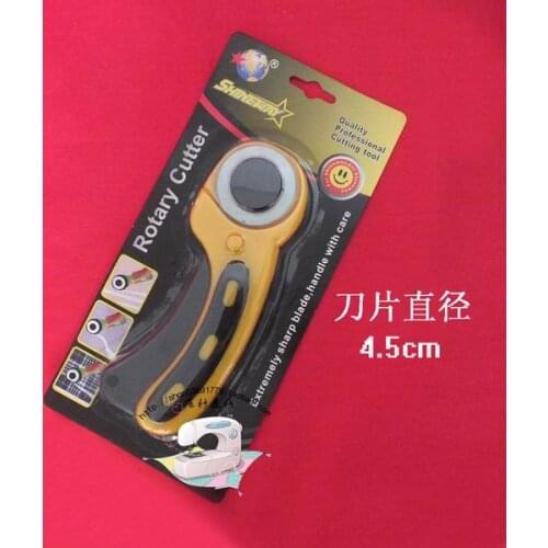 Sewing machine accessories cloth cutting tools, patchwork cloth cutter, cutting knife, 45mm knife handle row cloth