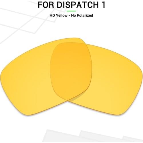 Mryok Replacement Lenses for Oakley Dispatch 1 Sunglasses HD Yellow