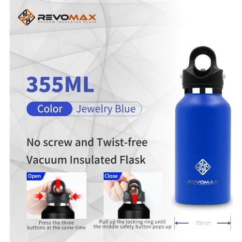 304 Stainless Steel Outdoor Thermos Stainless Steel 355ml Capacity Portable Double Wall Vacuum Flask Insulated Tumbler 36 Hour