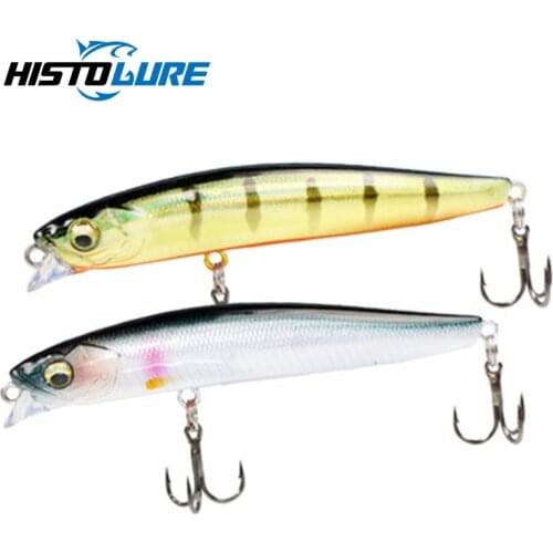 HISTOLURE 75S Sinking Minnow Fishing Lures 75mm 8gg Jerkbait Bass Pike Carkbait Wobblers Swimbait Professional Hard Bait