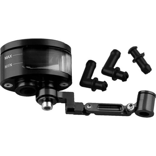 Universal Aluminum Motorcycle Sport Brake Tank Oil Fluid Reservoir Cups with Mounting Bracket For Yamaha YZF R1 R6 R6S FZ Repair