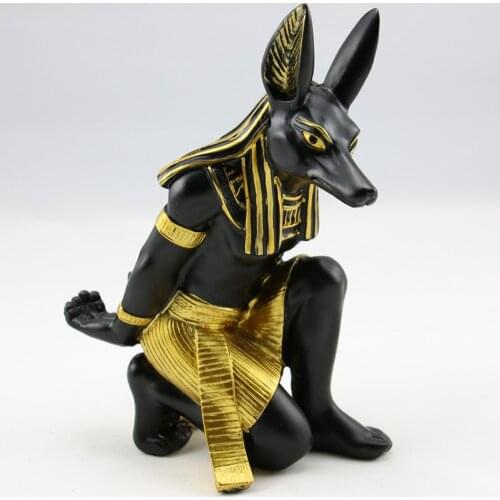 Anubis God Wine Rack Holder Ancient Egyptian Deity Wine Bottle Stand Rack Premium Resin Material Novelty Gift ALI88