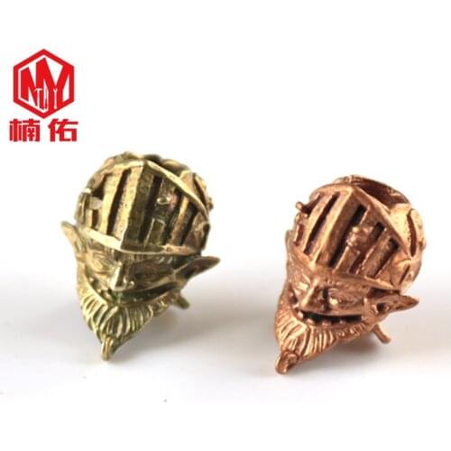 1PC Monkey Retro Brass Copper EDC Paracord Beads Lanyard Pendants Knife Beads Umbrella Rope Cord Necklace Bracelet Beads Pendant