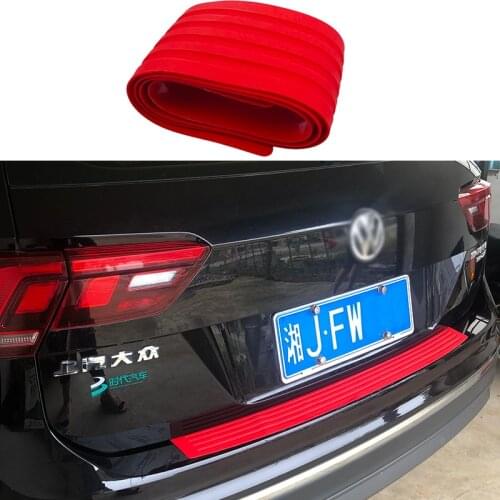 1PC Car Styling Door Sill Guard Rear Bumper Protector Strip For SsangYong Actyon Korando Kyron Rexton 2 Rodius Keys Accessories