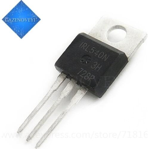 10pcs/lot IRL540NPBF IRL540PBF IRL540 100V 36A TO-220 In Stock