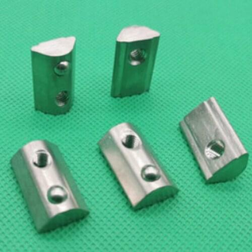 11pcs M4 M5 M6 M8 elasticity Steel ball nut block hammer for aluminum profile 304 stainless steel 30/40 series