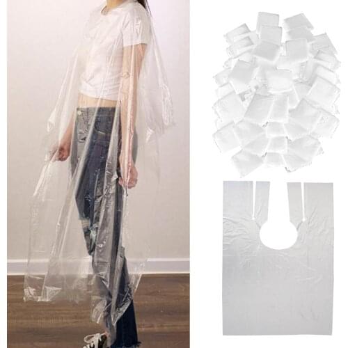 200x Waterproof Hairdressing Capes Disposable Haircutting Cape Salon Gown Salon Barber Capes Hairdresser Apron Cloth 110 x 78cm