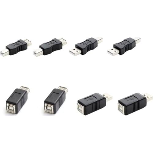 USB 2.0 A Female to USB B Print Male Adapter Converter Print Converter Adapter Connector USB 2.0 Port