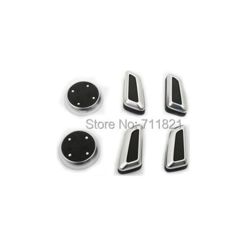 Alu Brushed Tip Power Seat Control Switch Cover Black For Audi Q5