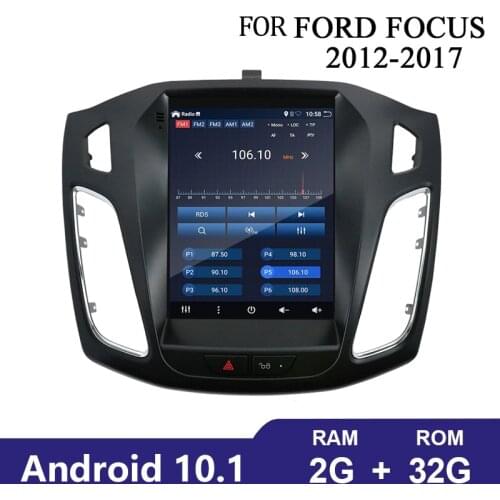 For Ford Focus 3 Mk 3 2012-2017 for Tesla style screen Android 10.1 Car Radio Multimedia Video Player Navigation GPS bluetooth