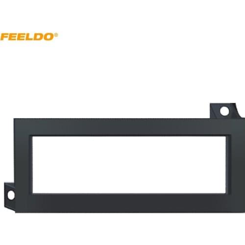 FEELDO Car One Din Stereo Radio Panel Dash Frame Fascia For Dodge Jeep Chrysler CD/DVD Face Plate Install Trim Kit #HQ2891
