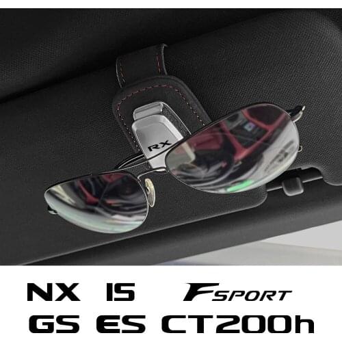 Car Glasses Clip For Lexus RX 300 330 NX F Sport IS 300h 250 ES CT200h GS LS LX UX 200 GX 400 460 Automobile Eyeglass Card Clamp