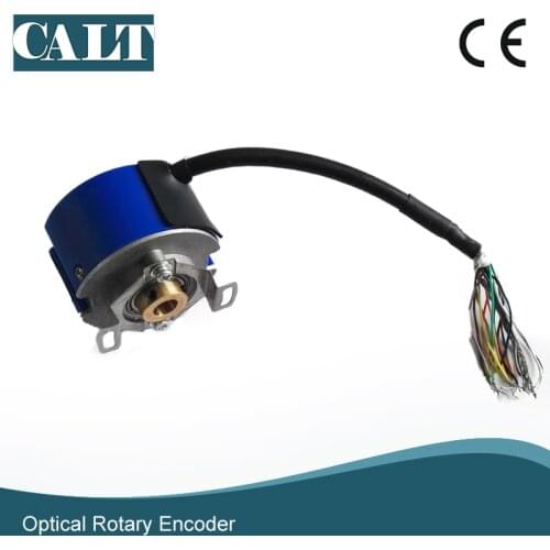 CALT 9mm tapper hollow shaft 8 poles differential Servo Motor UVW 2500 pulse Rotary Optical Encoder GSM48 similar tamagawa OIH