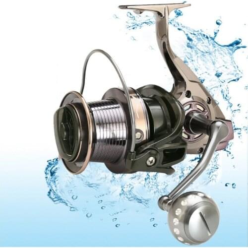CTS Long Shot Fishing Reels CNC Alloy Wire Cup Casting Wheel 14+1BB Spinning Reels Anchor Fishing Vessel Sea Rod Fishing Wheel