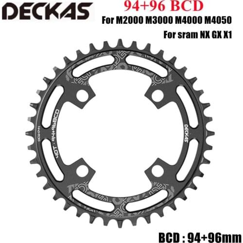 Deckas Round BCD 96mm 96bcd 40/42/44T MTB Mountain bike bicycle Chainring for shimano ALIVIO M4000 M4050 for DEORE M612 crank