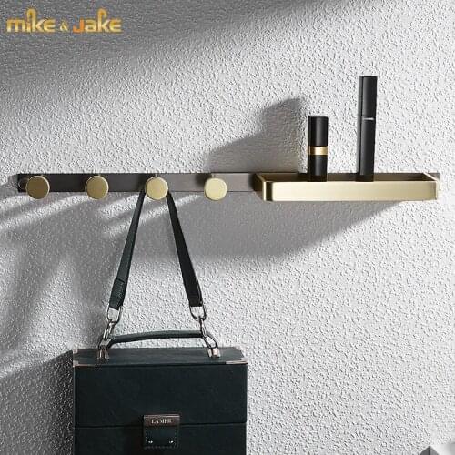Nordic solid brass clothes hook row robe hooks wall coat hook door high end Towel Hook bathroom clothes hook