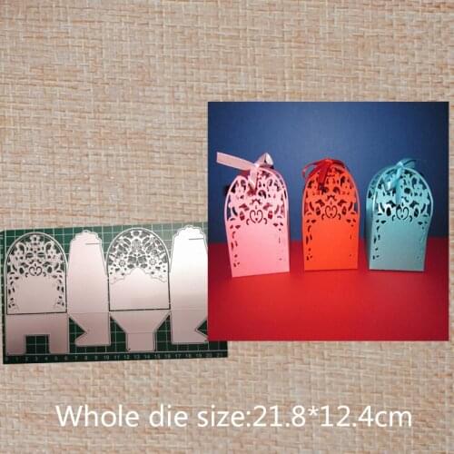 Exquisite Box Metal Cutting dies Steel Embossing Craft Stencil New Scrapbooking 218*124 mm