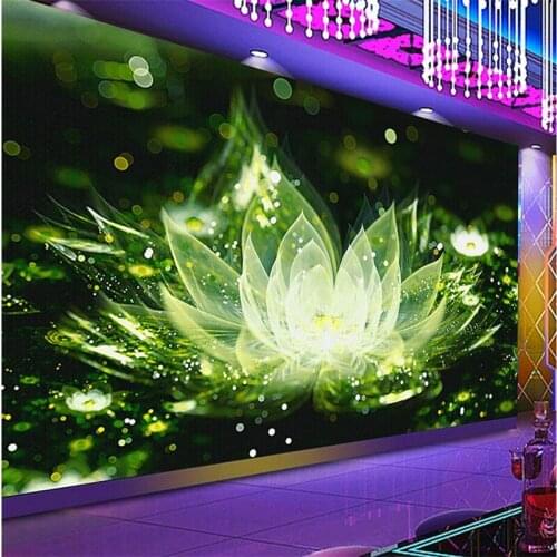 Beibehang Wallpaper custom wallpaper mural HD color flower art bar mural KTV background decoration background Wallpaper