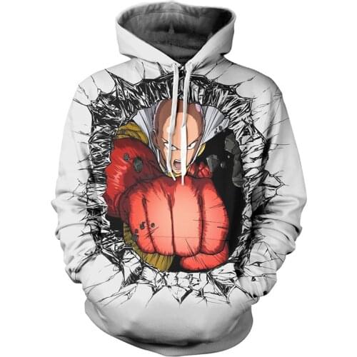 One Punch Man Season2 3D Sweatshirt 3D Print Hooded Pullovers Clothes Casual NE PUNCH-MAN Harajuku